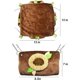 thumbnail image 3 of Small Animal Hammock - Hanging Bunk Bed and Warm Tunnel Hamster Nest Cage Squirrel Parrot Mouse Chinchilla Rat, 3 of 4