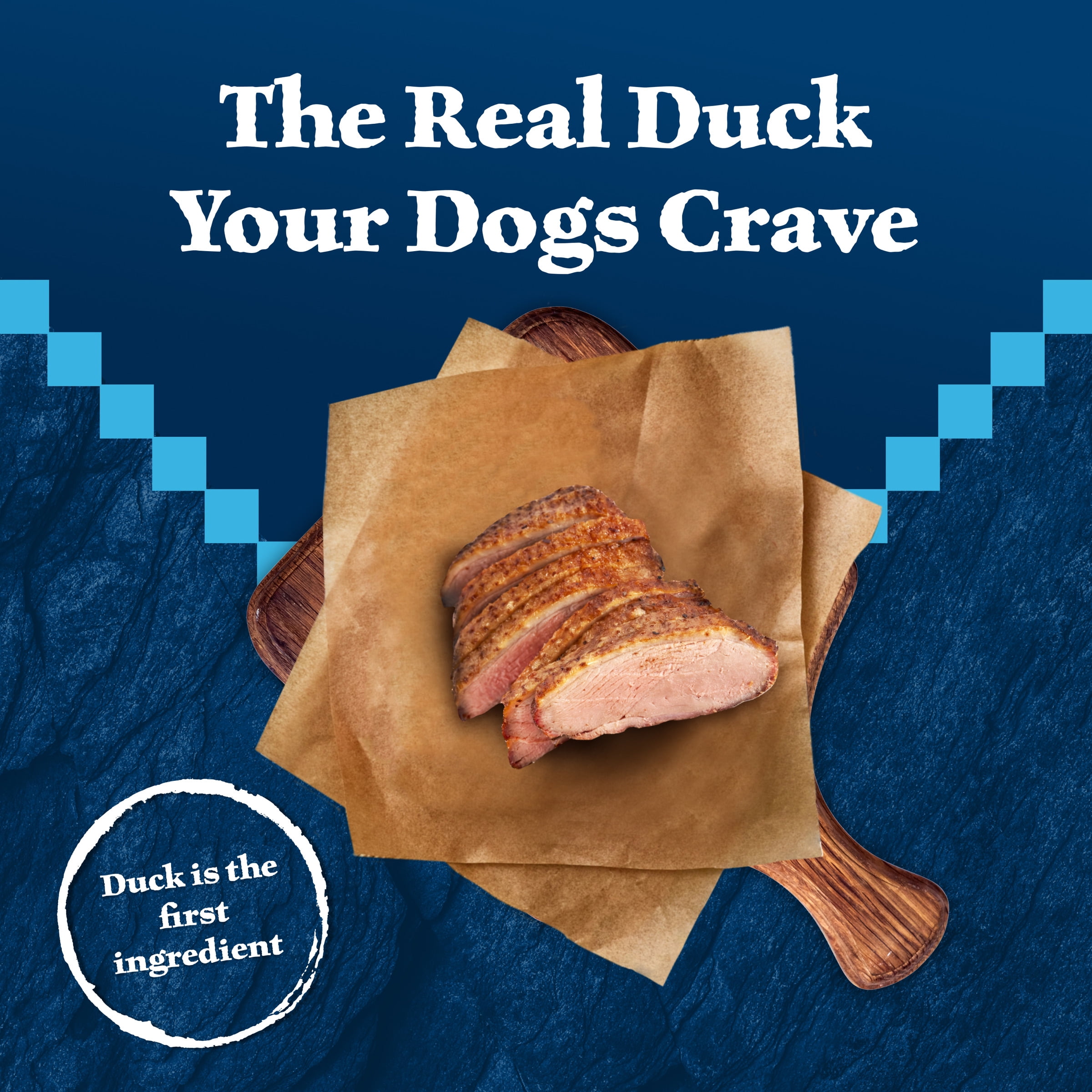 (4 pack) Blue Buffalo Wilderness Trail Treats Dog Biscuits Crunchy Dog Treats, Duck, 10-oz Bag