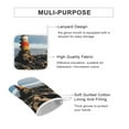 thumbnail image 3 of Ocean Lighthouse Heat Resistant Microwave Oven Gloves Set for BBQ Baking Grilling,Baking Gifts Cooks for Women,Housewarming Gifts for New Home, 3 of 6