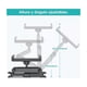 thumbnail image 4 of Soporte Tablet Auto Cabecera Base Para 4.7-11 Pulgada Equipo negro, 4 of 5