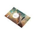 thumbnail image 3 of MKHERT Vintage Giraffes Art Placemats Table Mats for Dining Room Kitchen Table Decoration 12x18 inch,Set of 4, 3 of 4