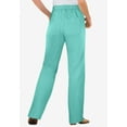 thumbnail image 2 of Woman Within Plus Size Petite Women's Plus-Size Perfect All-Cotton Back-Elastic Denim Jeans, 2 of 6