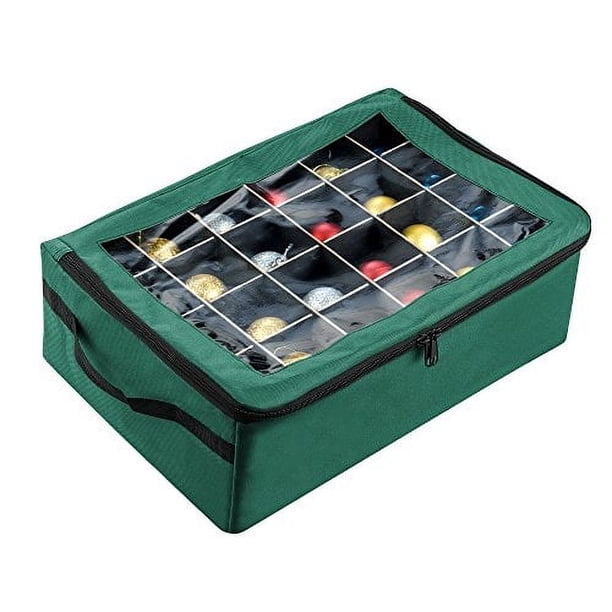Caja organizadora de 48 adornos navideños Tiny Tim Totes Gre