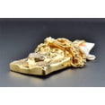 thumbnail image 3 of 10K Yellow Gold 1.60 Inch Diamond Mini Jesus Face Piece Heavy Pendant 1.93 CT, 3 of 9