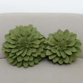 thumbnail image 3 of Fennco Styles 3D Petals Flower Filled Decorative Throw Pillow 13" Round - Kiwi Floral Felt Accent Pillow for Couch, Bedroom, Living Room, Office, Holiday Décor, and Housewarming, Birthday Gift, 3 of 4