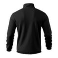 thumbnail image 3 of ZUKMRJPC Men's Quarter Button Sweatshirt Casual Long Sleeve Outdoor Stand Collar Pullover Sweatshirts Fall Loose Lightweight Tops, 3 of 8