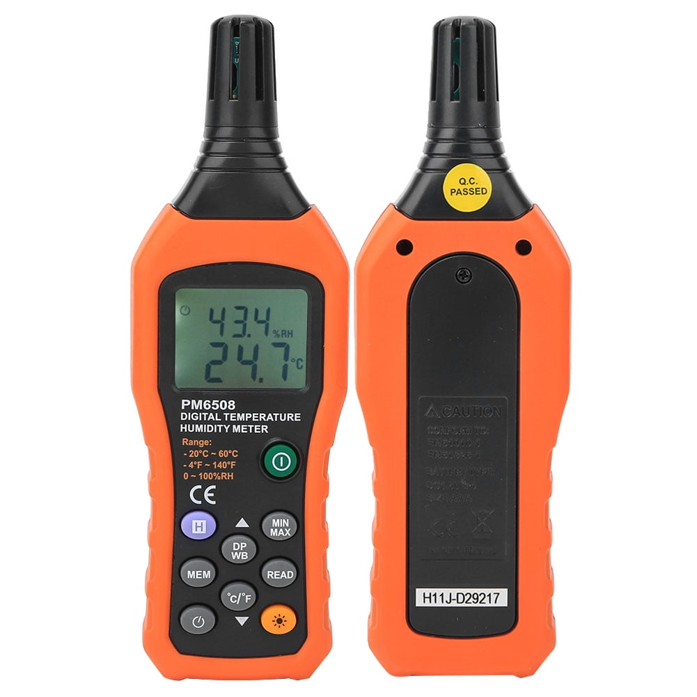 Temperature Thermometer, Storage Function Hygrometer  For Experiment