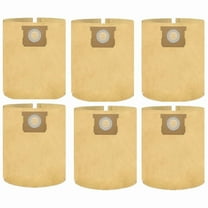 6 Pack DXVA19-4102 Store Vacuum Cleaner Bag Replacement Filter Bags for DEWALT 12-16 Gallon Wet/Dry Vacuum Cleaner DXV12P DXV14P DXV16P DXV16PA DXV16S