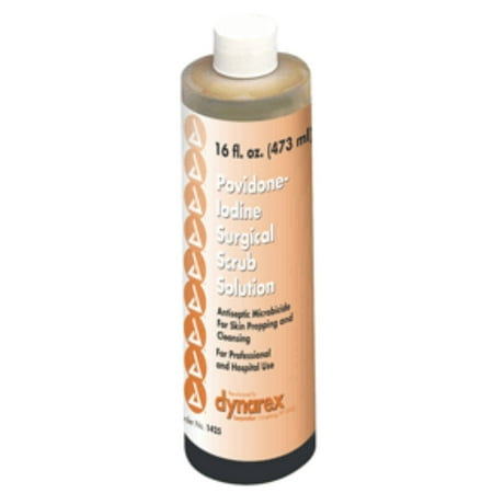 Dynarex Povidone iode Scrub Solution - 16 Oz