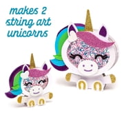 Craft-tastic Stacked String Art Unicorns