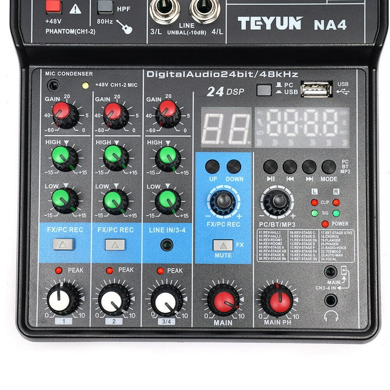 DTM・DAW Reference 4 Studio with Mic Amazon.com: Mini Stereo 4 Channel Line Mixer Headphone