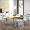 thumbnail image 4 of Gymax Dining Chairs Set of 2 Wood Dining Room Kitchen Side Chairs for Living Room, 4 of 8