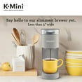 thumbnail image 3 of Keurig K-Mini Cafetière, Cafetière à Portion Individuelle pour Dosettes K-Cup, Tailles d'Infusion de 6 à 12 oz, Gris Studio, 3 of 12