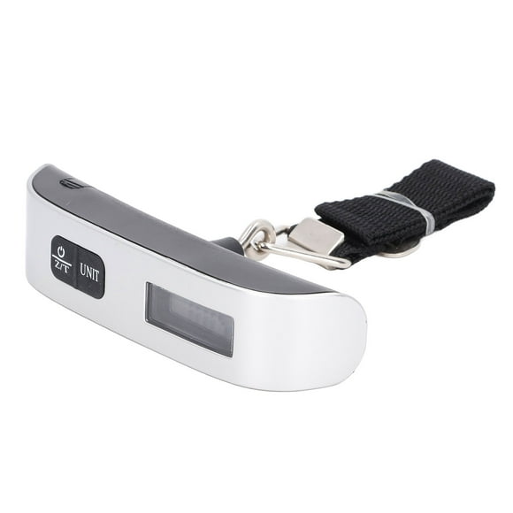 Express Spring Scale, Portable Electronic Scale 50kg Capacity Hook Weighing Shockproof LCD Display For Luggage Checking
