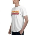 thumbnail image 5 of Popeyes Logo Men'S Basic Short Sleeve T-Shirt Fashionable White Small, 5 of 8