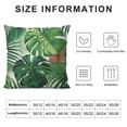thumbnail image 5 of Nawypu Tropical Palm Leaf Throw Pillow Covers Green Banana Leaves Print Pillow Case Hawaiian Plant Outdoor Decorative Pillowcase for Patio Deck Couch Bed Sofa Home, 5 of 5