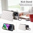 thumbnail image 3 of iPhone 14 Case ,Card Slots Leather Wrist Strap Phone Cover for iPhone 14, 3 of 5