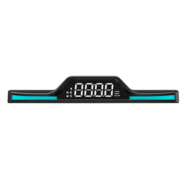 Reloj Digital HUD GPS Alarma Seguridad Electronic Head Up Display RGB