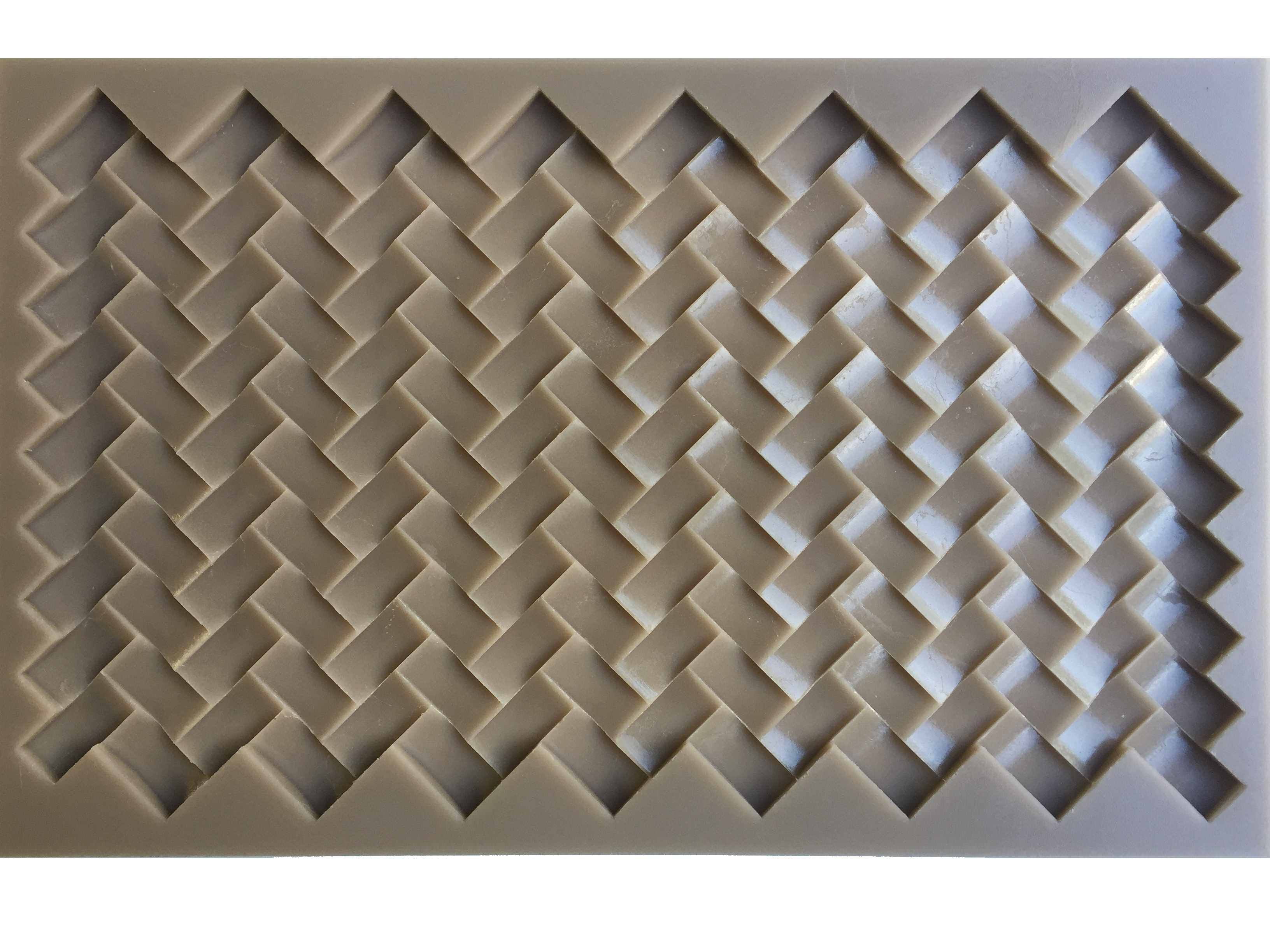 Shell plastic travertine tile mold reusable casting mould 