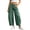 Green, variant on Women Polka Dot Print High Waist Barrel Jeans Wide Leg with Pockets Casual Daily Vacation Spring Summer Denim Trousers