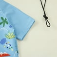 thumbnail image 6 of Gubotare Swimsuit Toddler Boy Boys' Rash Guard Set - 2 Piece Sun Protection Swim Shirt and Bathing Suit (Sky Blue,6-12 Months), 6 of 9