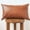 Brown, variant on XUELC 100% Faux Leather Throw Pillow Covers, Pillowcases with Invisible Zippered Closure Black 18*18inch ,2 Count
