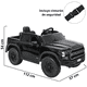 thumbnail image 5 of Camioneta Eléctrica Montable para Niños 12V Control Remoto Bluetooth Luces Sonidos Apta desde 3 Años - Negro, 5 of 7