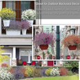 thumbnail image 3 of 8 paquetes de flores artificiales, narcisos falsos, flores resistentes a los rayos ultravioleta, sin decoloración, vegetación artificial, loto de plástico falso para bodas, jardín, 3 of 3
