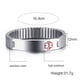 thumbnail image 2 of Brazalete de Identificación Zulema cadena médica acero inoxidable para Hombre 169 x 12 mm, 2 of 6