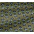 thumbnail image 5 of oneOone Viscose Jersey Fabric Leaves & Floral Block Print Fabric BTY 60 Inch Wide, 5 of 5
