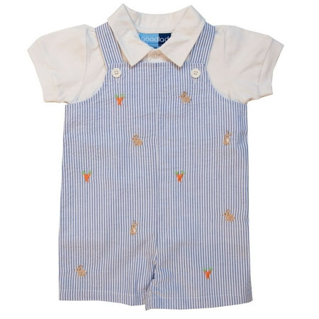 

Good Lad Newborn/Infant Boys Easter Shortall Set
