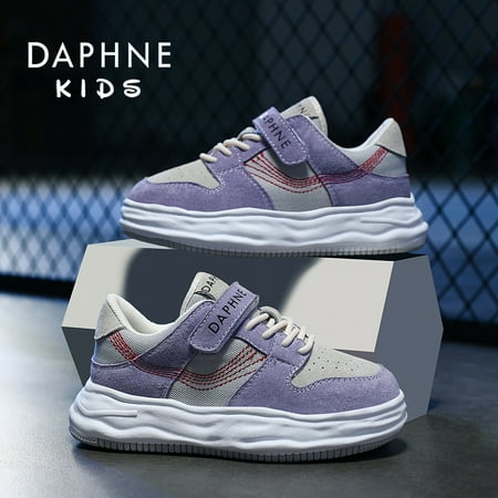 

DAPHNE Children s New Casual Skate Shoes Striped Lightweight Sneakers