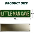thumbnail image 2 of Little Man Cave, Toddler Boy Room Décor, 4" x 16" Decoration Wall Sign, Kids Room Signs For Door, Boy Décor for Bedroom, Boys Only Sign for Room Boys, 2 of 7