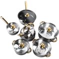 thumbnail image 2 of czyyul 12Pcs Stainless Steel Pots and Pans Set  Nonstick Cookware Set  Induction Kitchen Cookware Set  RV Kitchen Cookware Set  Oven and Dishwasher Safe Cookware, 2 of 9