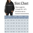 thumbnail image 2 of FEOYA Women's Oversized Sweatshirts Crewneck Pullover Top Spring Hoodies Long Sleeve with Pocket S Black, 2 of 6