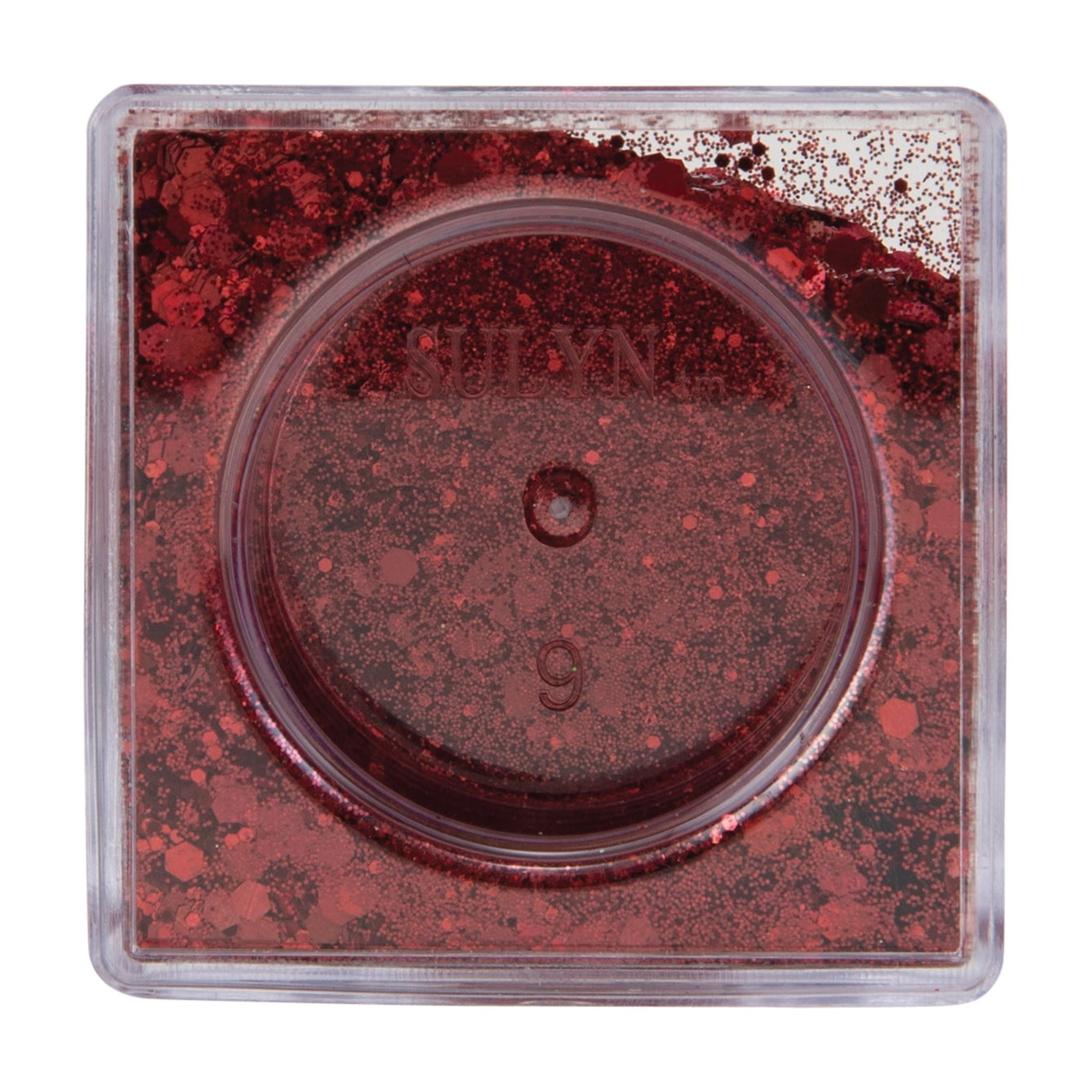 Sulyn Party Blend Glitter for Crafts, Red Hot Fiesta, 2 oz