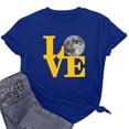 thumbnail image 6 of Penkiiy Muslim Ramadan T Shirts for Women Moon Shirt Mystical Graphic Tee Top 3XL Blue, 6 of 6