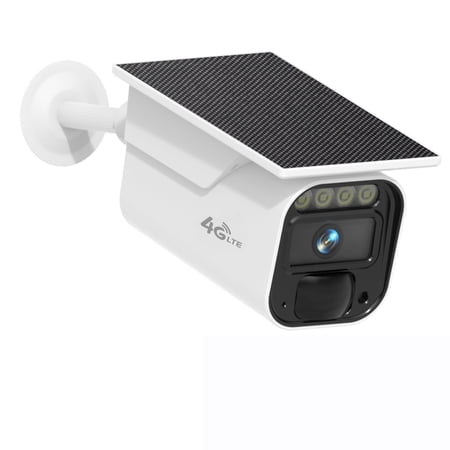 Runofast 4G LTE Cellular Solar Security Cameras Wireless Outdoor, No WiFi Security Camera Built-in Virtual SIM Card, 9000mAh Battery, Solar Powered, Motion Detection