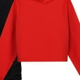 thumbnail image 5 of Gubotare Girls Fall Outfits Girls Warm Clothing Sets Long Sleeves Pullover Hoodie Sweatshirt Hooded Top Elastic Pants 2pcs Pant Sets Size 4T 5T (Red,4-5 Years), 5 of 6