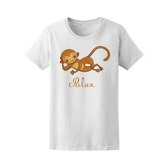 Funny Monkey Relax Tee Women's -Image by Shutterstock