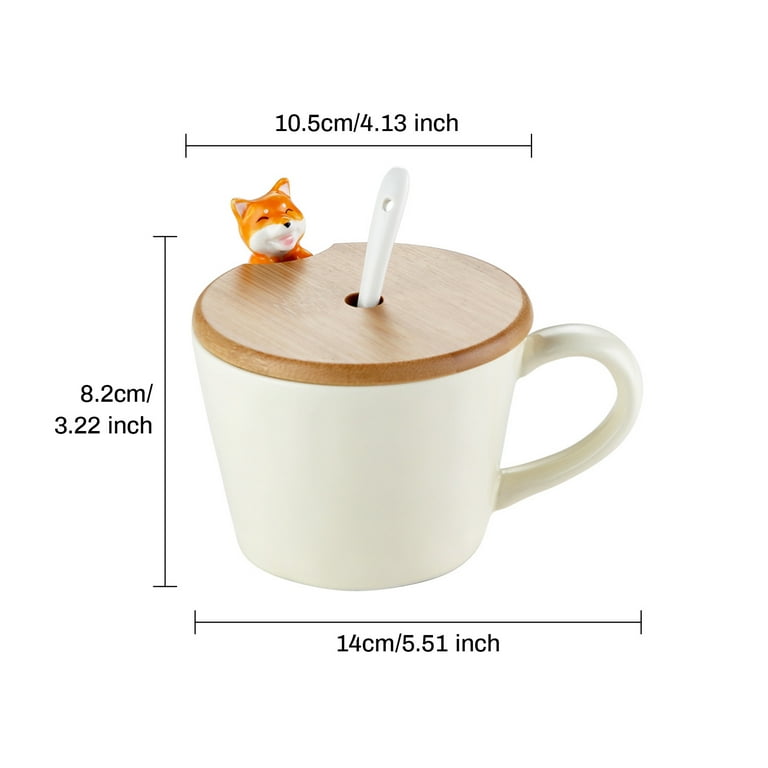 1pc Green 350ml/13oz Ceramic Coffee Mug Set With Spoon, Cute Cartoon Horse  Shaped Cup With Handle, Classic And Minimalist Style, Perfect For Coffee,  Tea, Milk Etc.