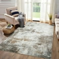 thumbnail image 4 of Garvee 8x10 Area Rug Modern Abstract Rug for Living Room, Washable Rug Non Slip Non Shedding Indoor Carpet for Bedroom Home Office Dining Room, Beige, 4 of 8