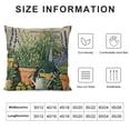 thumbnail image 5 of Throw Pillow Cases French Botanical Lavender Floral Decorative Cushion Cover Rustic Signs Board Home Garden Decorative Sham Pillow Covers Standard, 5 of 5