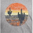 thumbnail image 4 of Old Glory Mens Vintage Cactus Sunset Short Sleeve Graphic T Shirt, 4 of 6