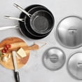 thumbnail image 3 of Nordic Ware Basalt 6 Piece Sauté Skillet & Lids Set, 3 of 9