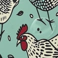 thumbnail image 4 of FREEAMG Cute Rooster Shower Curtains Waterproof Fabric Shower Curtain Bathroom Decoration with Hooks Washable Bathroom Shower Curtains 60x72 Inch, 4 of 6