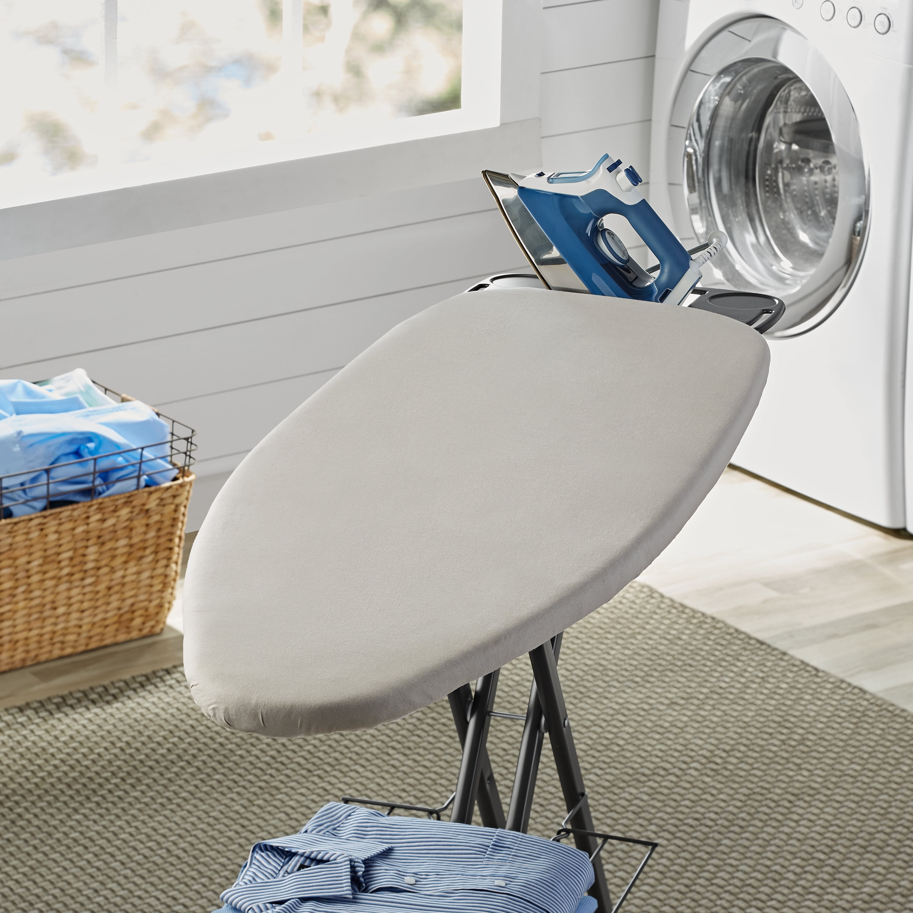 (2 pack) Better Homes & Gardens Bias Plaid Reversible Ironing Board Cover