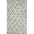 thumbnail image 2 of SAFAVIEH Studio Leather Marielle Geometric Area Rug, Ivory/Grey, 4' x 6', 2 of 6