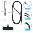 thumbnail image 3 of XIHAMA Phone Lanyard, 2 Pack Adjustable Cell Phone Lanyard Crossbody Neck Strap & 2 Pack Phone Wrist Strap with Tether Tabs Compatible for iPhone Android Smartphones, 3 of 8