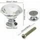 thumbnail image 2 of 12 pomos de puerta de diamante transparente de 30 mm con tornillos, tirador de cajón de gabinete de cristal, 2 of 5